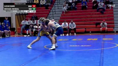 139 lbs Semifinal - Lucas Barr, McGuffey vs Michael McNeal, Derry