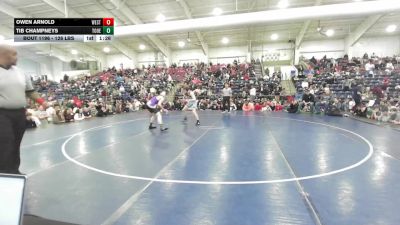 126B lbs 1st Place Match - Owen Arnold, Westlake vs Tib Champneys, Tooele