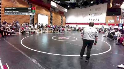 190 lbs Champ. Round 1 - Jedidiah Awtrey, Cokeville vs Colter Krell, Kemmerer