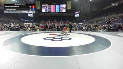 95 lbs Champ. Rd Of 16 - Navjot Waraich, CA vs Serah Yogi, HI
