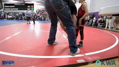 46-49 lbs Rr Rnd 4 - Ryan Chupp, Bartlesville Wrestling Club vs Kanon Zappone, Barnsdall Youth Wrestling