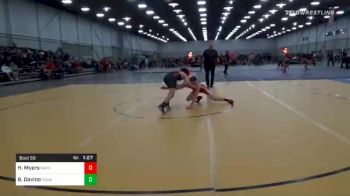 115 lbs Semifinal - Hayden Myers, Mayo Quanchi Judo And Wrestling Club vs Benjamin Davino, Pound Town