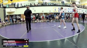 132 lbs Champ. Round 2 - Ellis Burns, Fishers Wrestling Club vs Isaac Campbell, Red Cobra Wrestling Academy