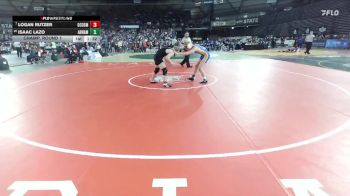 Boys 1B/2B 144 Champ. Round 1 - Logan Rutzer, Ocosta vs Isaac Lazo, Adna