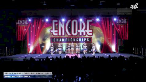Spirit Factory - Onyx [2025 L3 Junior - Flex - D2 - Small DAY 1] 2025 Encore Philly Showdown