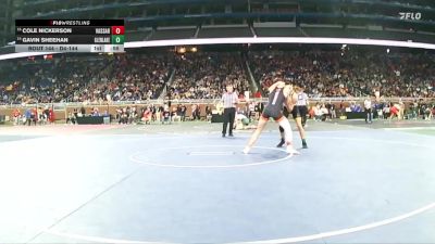 D4-144 lbs Cons. Round 1 - Gavin Sheehan, Maple City Glen Lake vs Cole Nickerson, Vassar