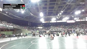 130 lbs Cons. Semi - Marabelle Brown, Wasatch vs Kiana Trudell, Meridian