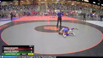 67 lbs Champ. Round 2 - Grayson Maddux, Umpqua Wrestling Club vs Marlin Richards, Silverton Mat Club