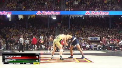 285 lbs Round Of 16 - Anthony Cassar, Penn State vs Jacob Aven, Purdue