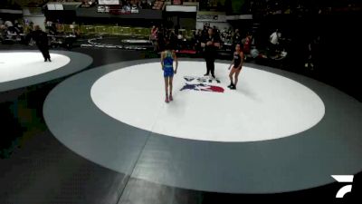 73 lbs Semis - Martha Alvarado, Southwest Stallions Wrestling Club vs Zoe Thomas, Peterson Grapplers Wrestling Club