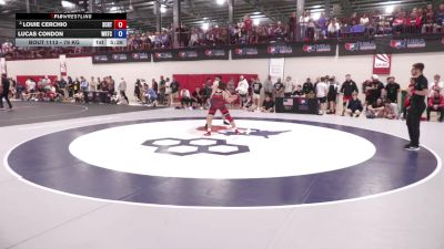 79 kg Semis - Louie Cerchio, Spartan Combat RTC/ Titan Mercury Wrestling Club (TMWC) vs Lucas Condon, Wisconsin Regional Training Center