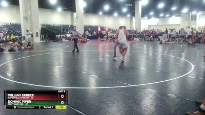 285 lbs Finals (2 Team) - Dominic Piper, Fight Barn WC vs William Erbeck, Naperville Phoenix