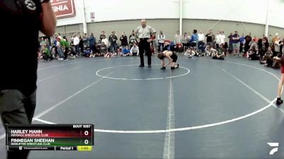 87 lbs Cons. Round 3 - Harley Mann, Matoaca Wrestling Club vs Finnegan Sheehan, Disrupter Wrestling Club