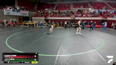 165 lbs Round 1 (16 Team) - Logan Webb, Amarillo vs Tye O`Neal, Azle