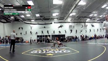 133 lbs 7th Place Match - Zack Parisi, Chicago vs Joshua Cornell, Unattached