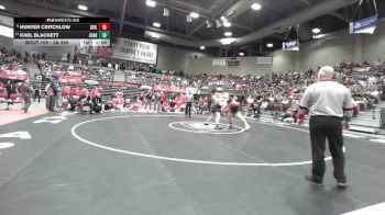 3A 285 lbs Champ. Round 1 - Kael Blackett, Juab vs Hunter Critchlow, Grantsville