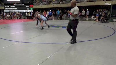 118 lbs Quarterfinal - Bella Young, Muncy vs Grey Henecker, Glen Rock