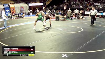 150 Class 4 lbs Champ. Round 1 - Robert Maguire, Mehlville vs Stephon Brown, Pattonville