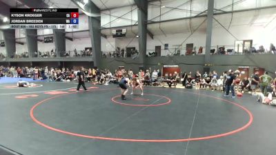 16U Boys FS - 175 lbs Cons. Round 4 - Kyson Kroeger, CA vs Jordan Breeden, WA
