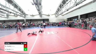 51-T lbs Semifinal - Milo Ksebe, McDonald Wrestling Academy vs Vincent Smith, SEPA