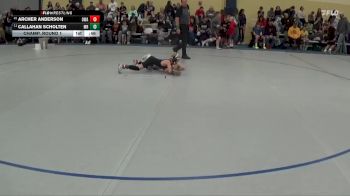 65 lbs Champ. Round 1 - Callahan Scholten, Maple River/USC vs Archer Anderson, Owatonna Wrestling Association