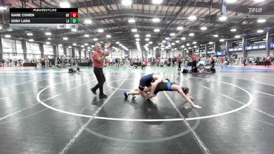 145 lbs Consi Of 128 #2 - Gabe Cohen, NY vs Josh Lara, LA