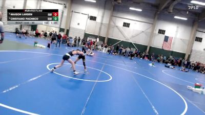 86 lbs 1st Place Match - Maison Larsen, HAWK vs Cristiano Pacheco, Bear Cave Wrestling