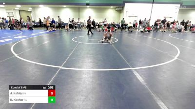 75 lbs Consi Of 8 #2 - Jack Kahley, PA vs Bennett Kocher, PA