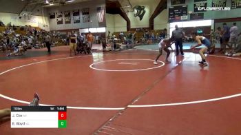 113 lbs Quarterfinal - Jacob Cox, Nc vs Elijah Boyd, Nc