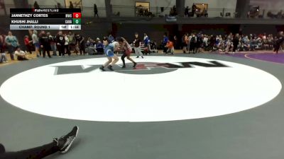 Champ. Round 1 - Jannethzy Cortes, Mukilteo Wrestling Club vs Khushi Jhalli, Canada