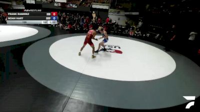 126 lbs Frank Ramirez, SDIKWA - San Diego-Imperial Kids Wrestling Association vs Noah Hart, SCVWA - Santa Clara Valley Wrestling Association