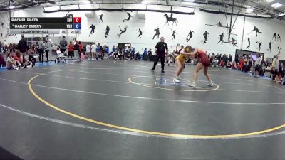 131 C Quarterfinal - Bailey Emery, West Liberty University vs Rachel Plata, Lock Haven