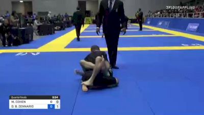 MARCELO COHEN vs DAVID B. ZENNARIO 2021 World IBJJF Jiu-Jitsu No-Gi Championship