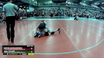 105 lbs Champ. Round 2 - Anton Goncharenko, Thoroughbred Wrestling Academy-AA vs Reid Collins, Lebanon Yellowjacket Wrestling-AAA 