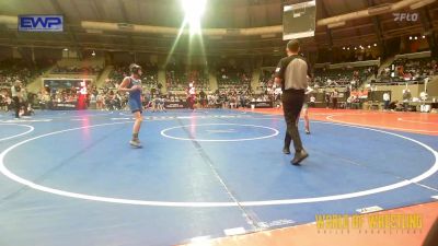 80 lbs Round Of 64 - OJ Hall, Jflo Trained vs Colin Logue, Turks Head