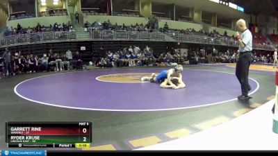 150 lbs Round 3 (6 Team) - Ryder Kruse, Lincoln East vs Garrett Rine, Waverly