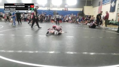 60 lbs Round 2 - James Robert Forshaw, C2X vs Noah Peeler, Gaffney