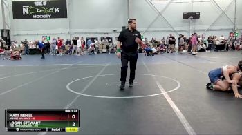 126 lbs Round 6 (8 Team) - Logan Stewart, The Compound RTC vs Matt Rehill, Savage WA Black