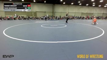 90 lbs Rr Rnd 2 - Tenner Gregory, OK Elite 14U Black vs Hank Droessler, WI Dual Team 14U