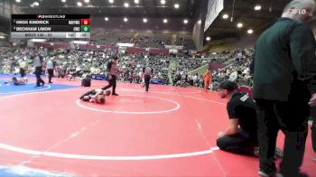 55 lbs Quarterfinal - Knox Kindrick, Mountain Home Flyers Youth Wrestling Club vs Beckham Limon, Conway Wrestling Club