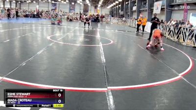 80 lbs Rd# 4- 12:45pm Friday - Giada Croteau, PA WEST vs Esme Stewart, Maryland Gold