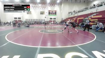 115 lbs Quarterfinal - Neva Lynch, Baker vs Aurora Rider, Kuna