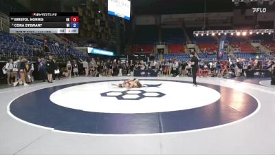 110 lbs Champ. Rd Of 32 - Bristol Norris, OK vs Cora Stewart, WI