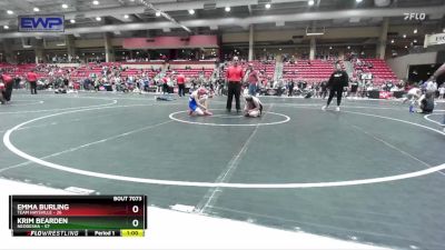 80 lbs Round 5 - Emma Burling, Team Haysville vs Krim Bearden, Neodesha