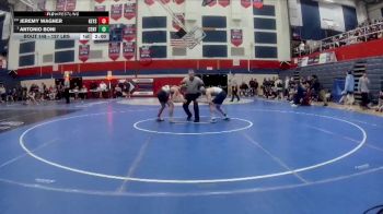 127 lbs Quarterfinal - Jeremy Wagner, Keystone Oaks vs Antonio Boni, Central Valley