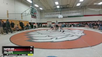 150 lbs Round 2 (6 Team) - Will Ward, Thermopolis vs Hunter Krei, Lovell High School