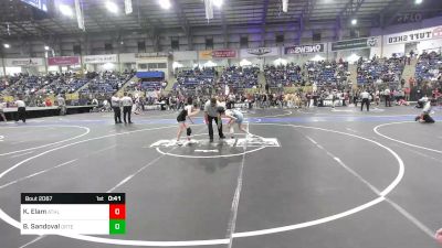 80 lbs Consi Of 8 #2 - Keyton Elam, Athlos Wrestling vs Brandon Sandoval, Ortega Middle School