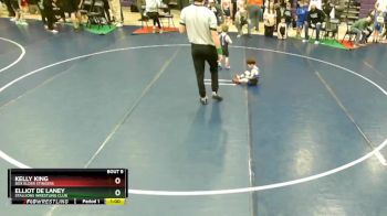 36 lbs Semifinal - Elliot De Laney, Stallions Wrestling Club vs Kelly King, Box Elder Stingers