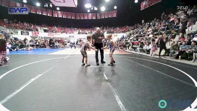 70 lbs Rr Rnd 2 - Bray Johnson, Checotah Matcats vs Christopher Murphy, Gentry Youth Wrestling
