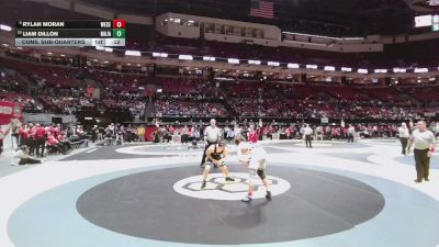 175 lbs Cons. Sub-quarters - Rylan Moran, Wester. Central vs Liam Dillon, Mass. Jackson